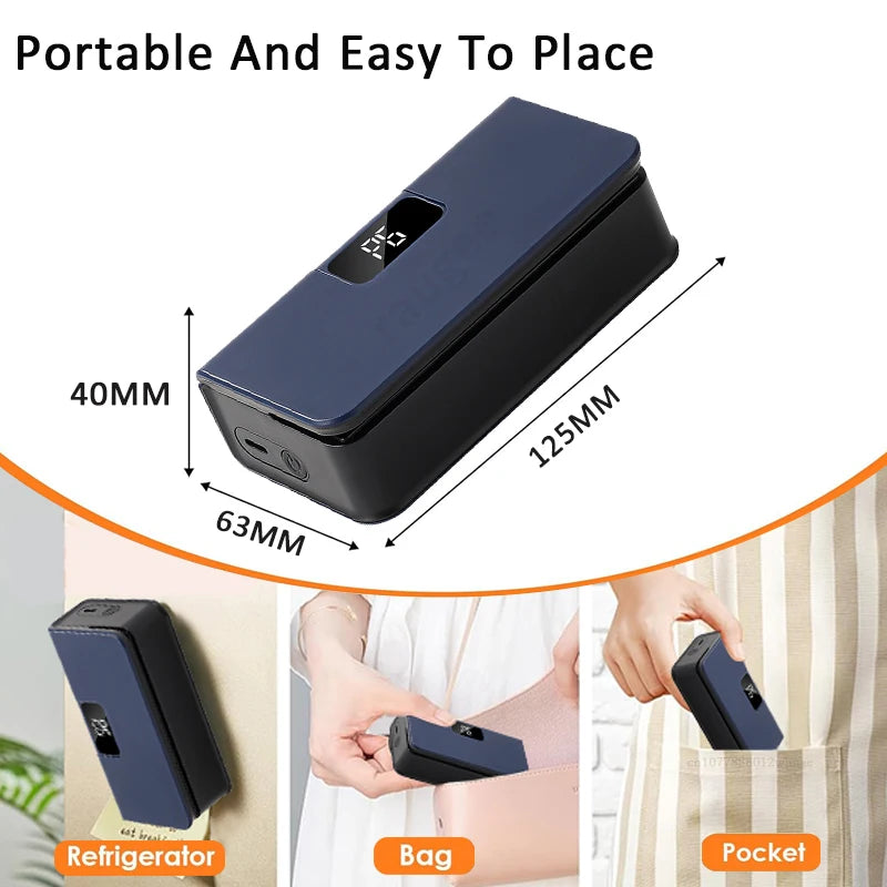 Plastic Bags Sealer Mini Handheld Heat Bag Sealing Machine Heat Bag Sealer Food Packaging Sealing Machine Portable Bags Sealer