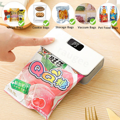 Plastic Bags Sealer Mini Handheld Heat Bag Sealing Machine Heat Bag Sealer Food Packaging Sealing Machine Portable Bags Sealer