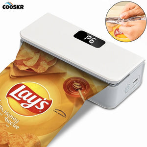 Mini selladora portátil de bolsas de plástico por calor