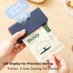 Mini selladora portátil de bolsas de plástico por calor