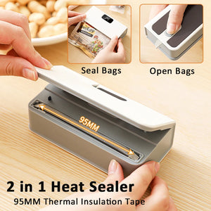 Mini selladora portátil de bolsas de plástico por calor